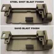 We have a variety of methods for cleaning shell material from castings.