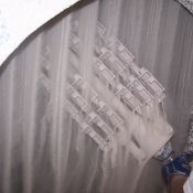 Trees are sanded after each slurry layer to add strengh.